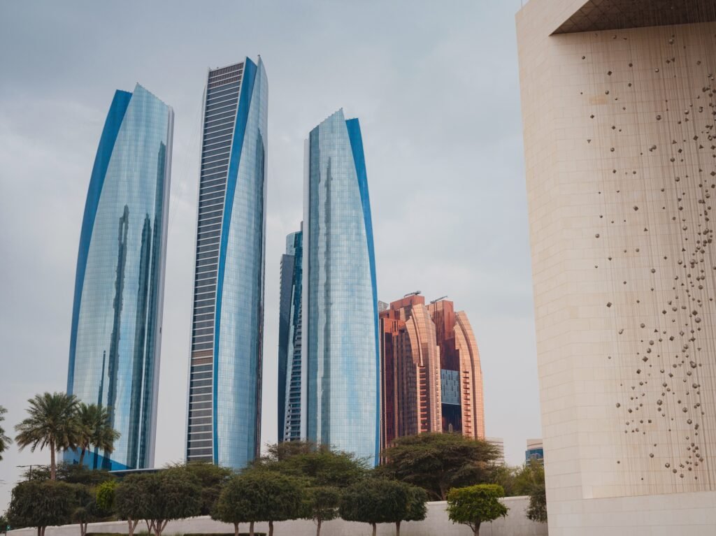 Abu Dhabi, UAE - March 19, 2023: Founder's monument