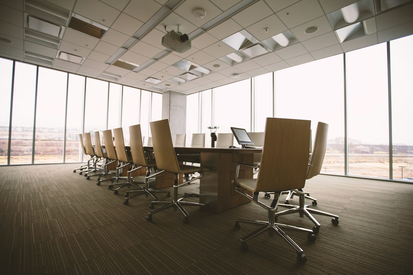 Modern boardroom for meetings and collaboration